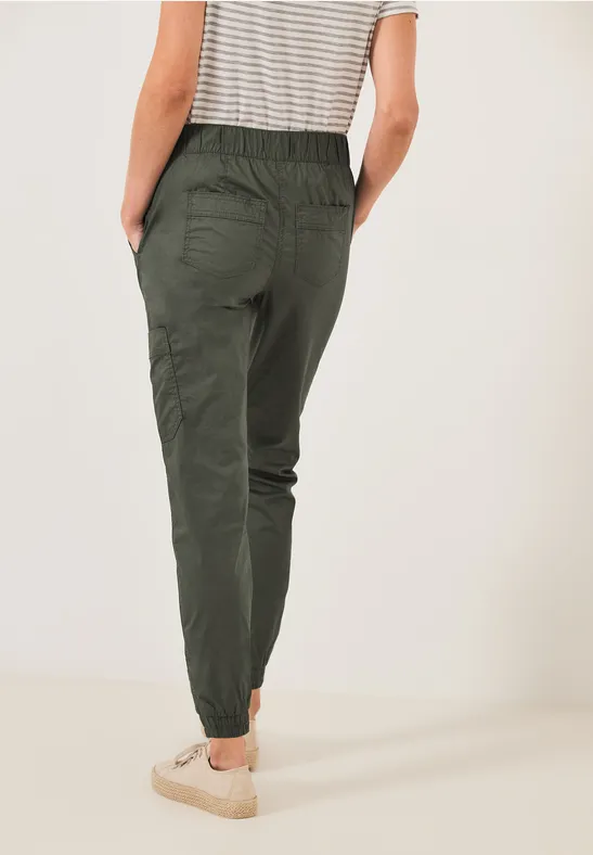 Pantalon coupe classique utilitaire sporty khaki