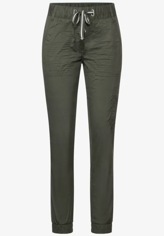 Pantalon coupe classique utilitaire sporty khaki