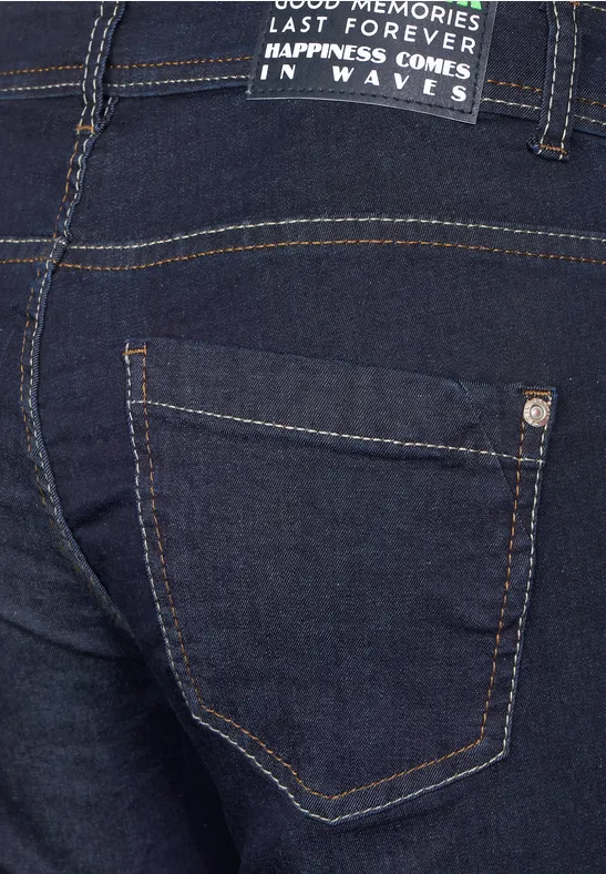 Loose Fit Jeans in 7/8 rinsed wash