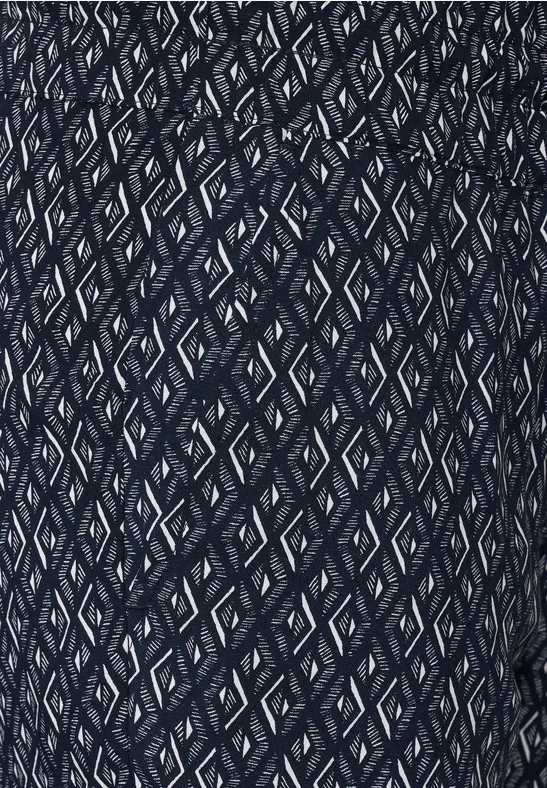 Loose Fit Print Hose night sky blue