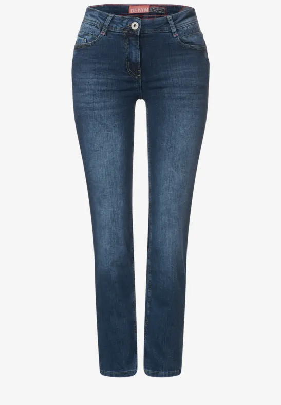 Jean coupe slim mid blue wash