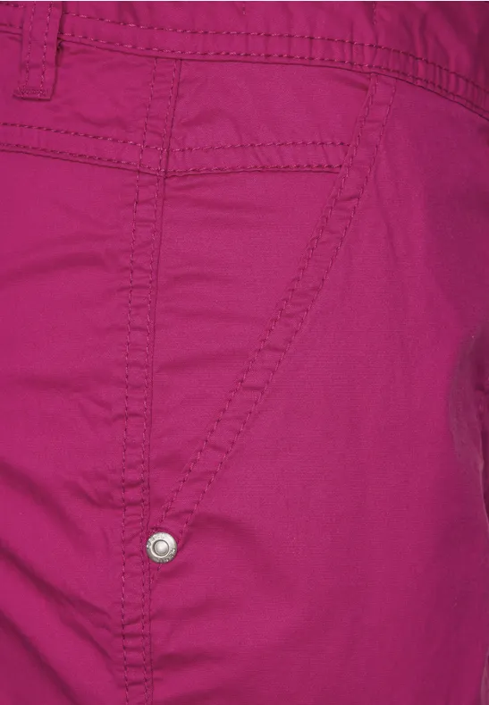 Pantalon papertouch coupe classique cool pink