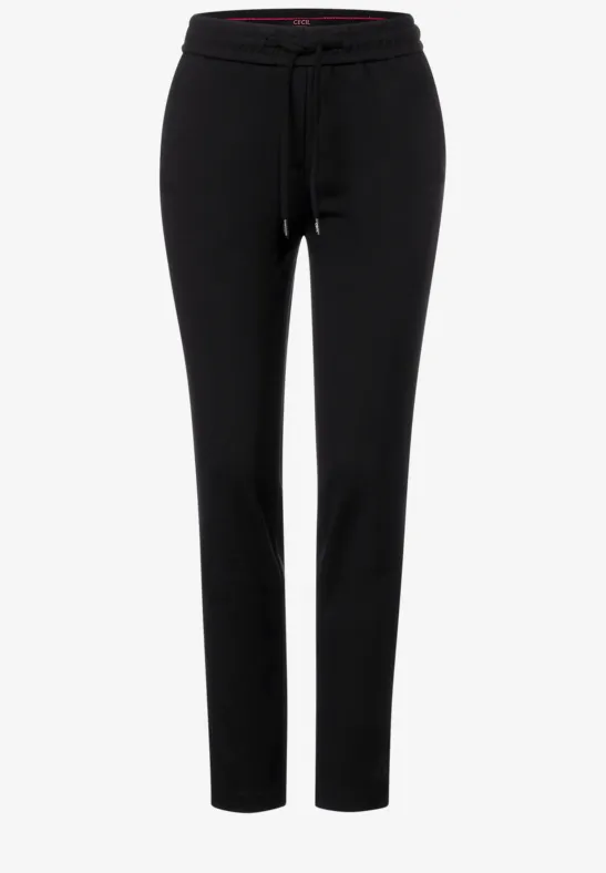 Jersey Casual Fit Hose Black