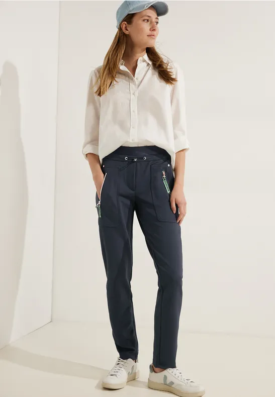 Casual Fit Hose night sky blue