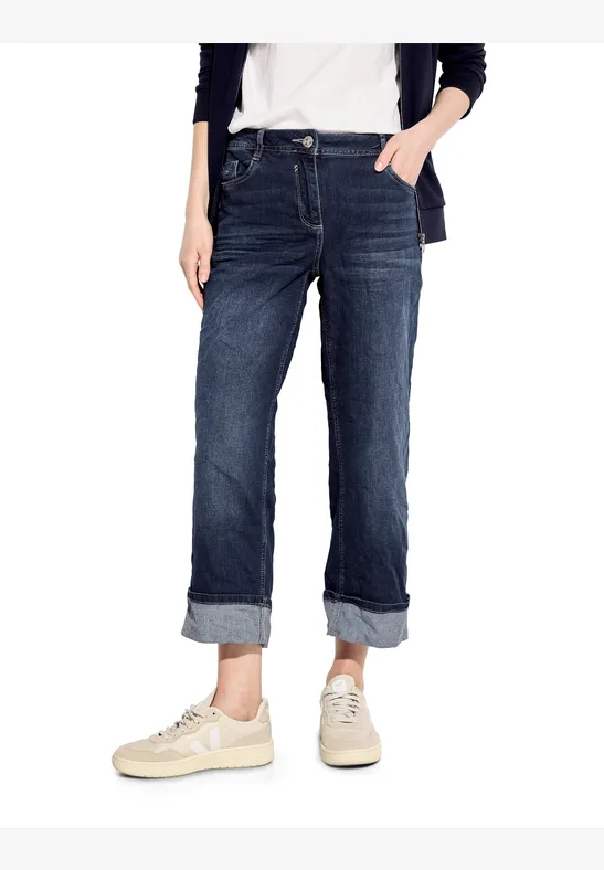 Jean large Dark blue wash