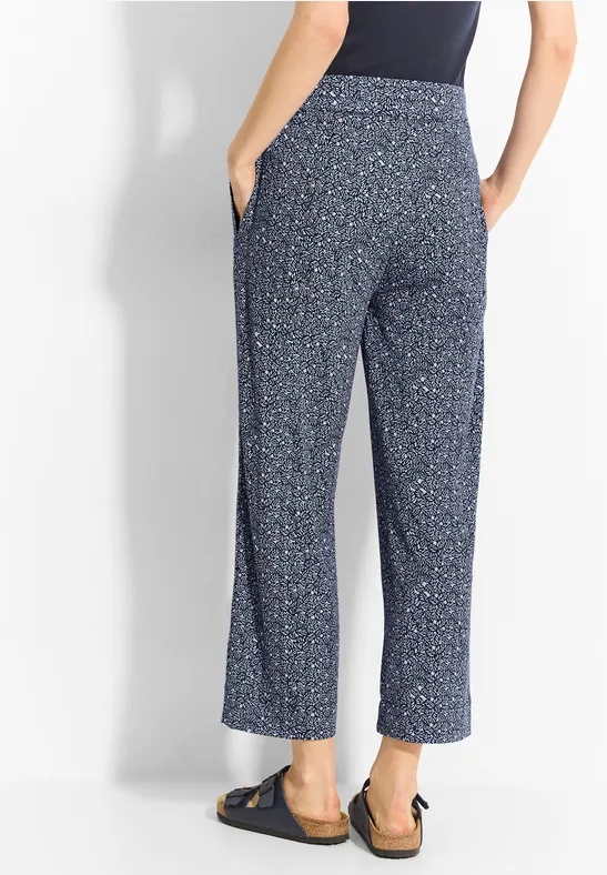 Jupe-culotte imprimée universal blue