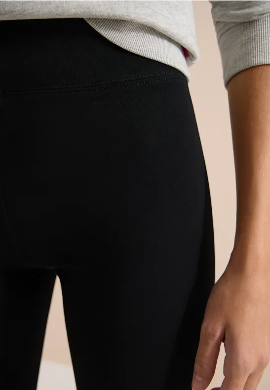Basic 3/4 Leggings Black