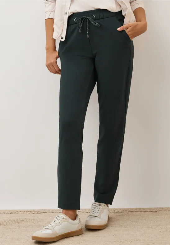Casual Fit Hose ink green