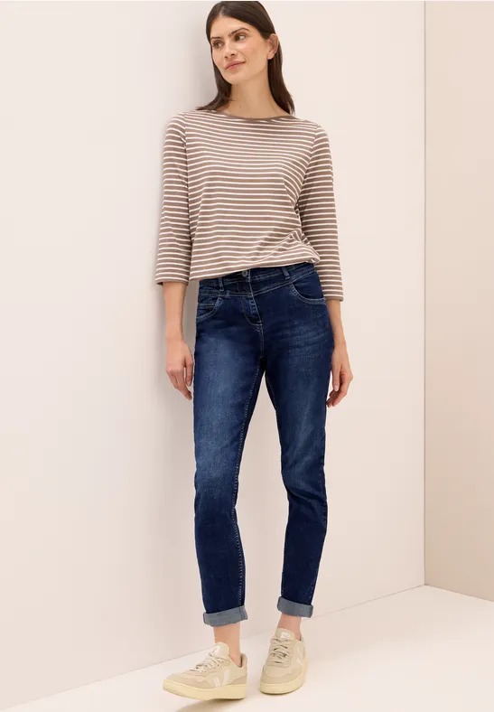 Slim Fit Jeans mid blue used wash