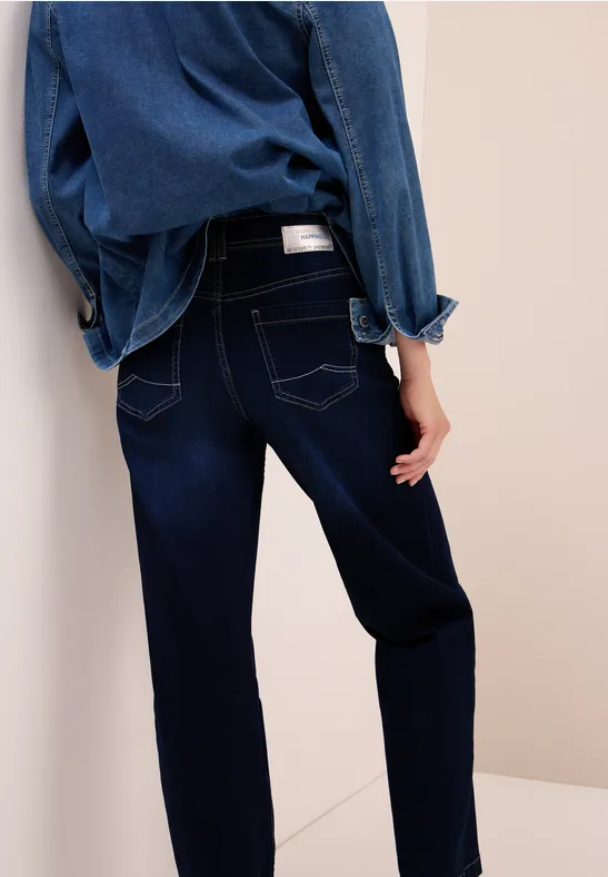 Wide Leg Jeans Dark blue wash