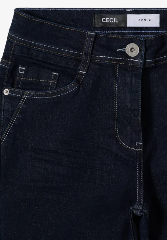Straight Leg Jeans rinsed wash