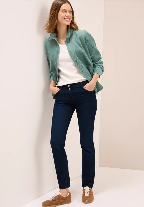 Casual jeans blue black washed