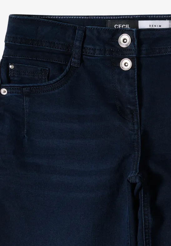 Casual jeans blue black washed