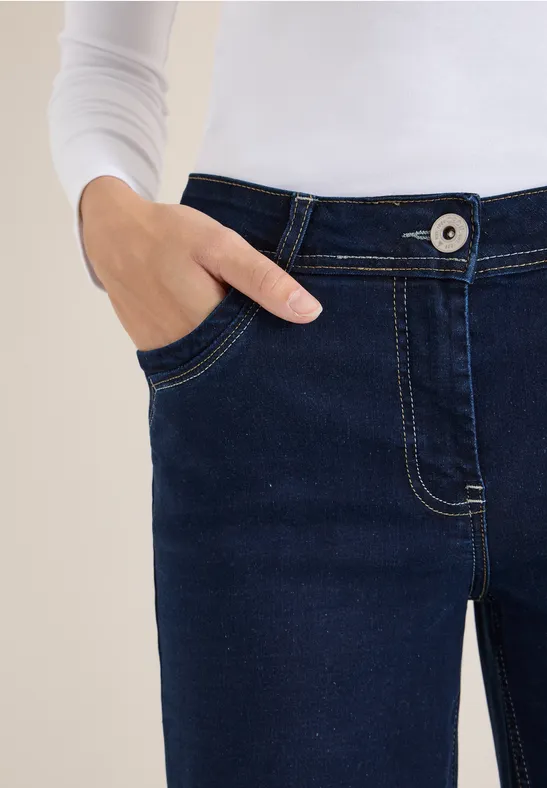 Wide Leg Rinsed Jeans rinsed wash