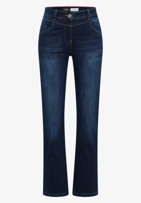 Jeans Bootcut Dark blue wash