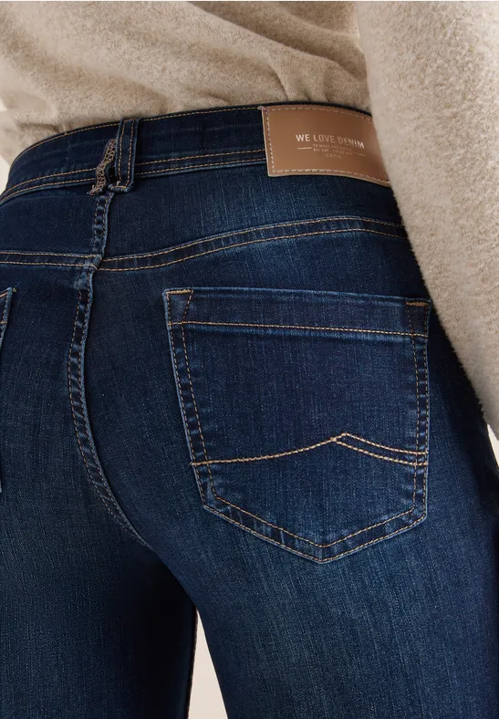 Jeans Bootcut Dark blue wash