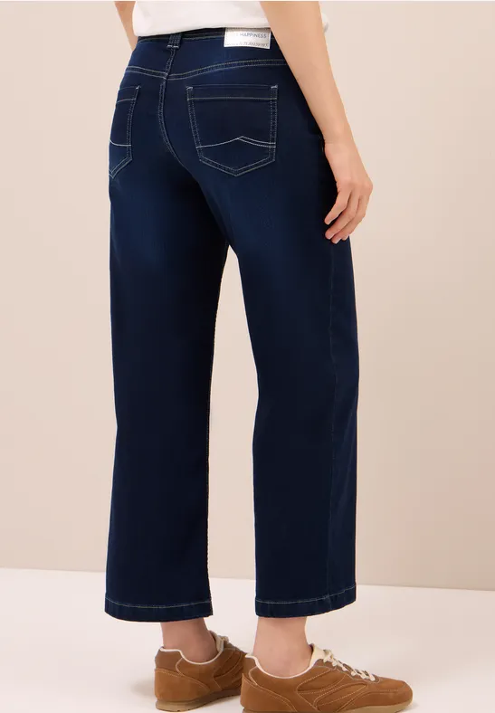 Wide Leg Jeans Dark blue wash