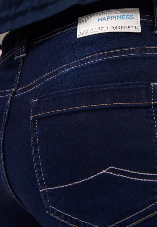 Wide Leg Jeans Dark blue wash