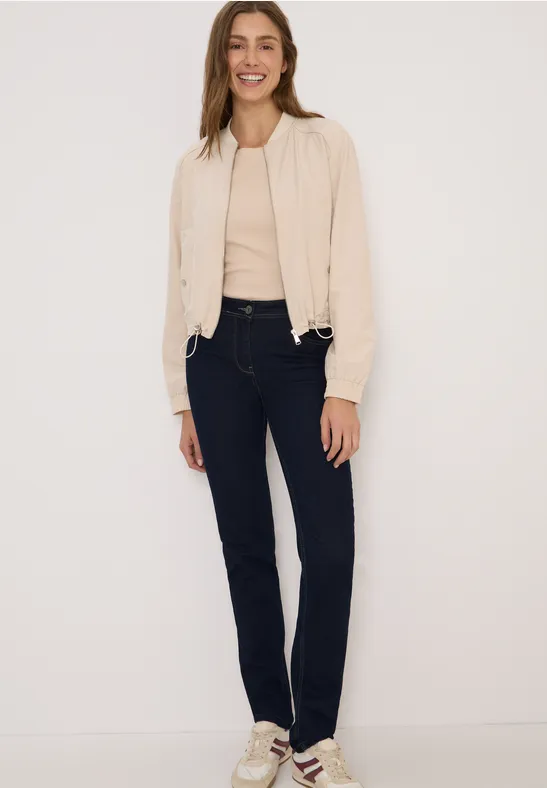 Straight Leg Jeans rinsed wash