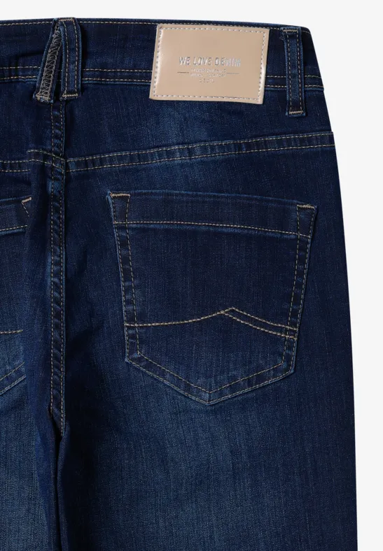 Jeans Bootcut Dark blue wash