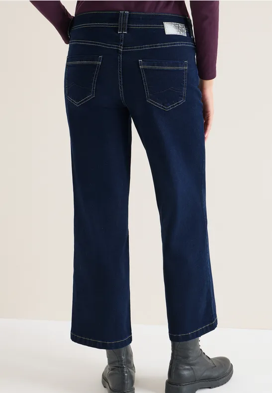Wide Leg Rinsed Jeans rinsed wash