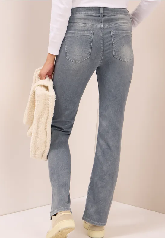Bootcut Jeans mid grey random wash