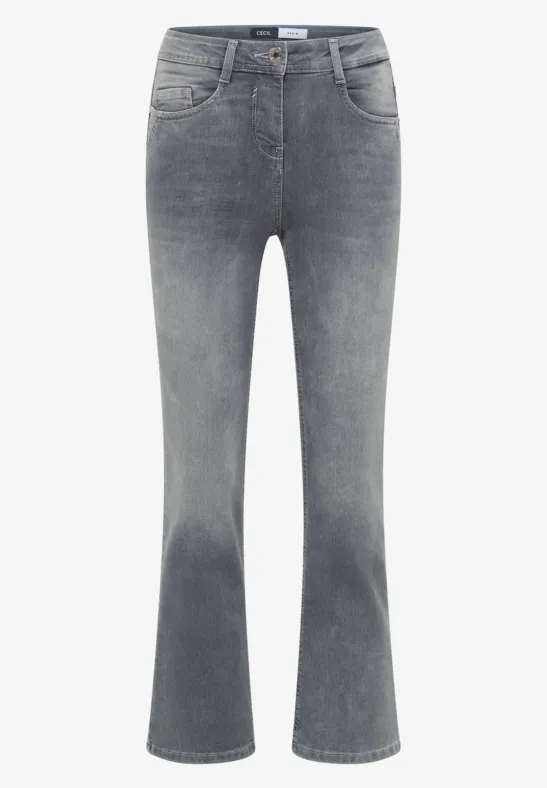 Bootcut Jeans mid grey random wash