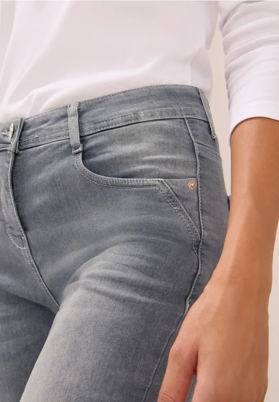 Bootcut Jeans mid grey random wash