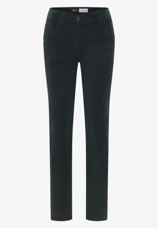 Slim Fit Cordhose dark emerald green