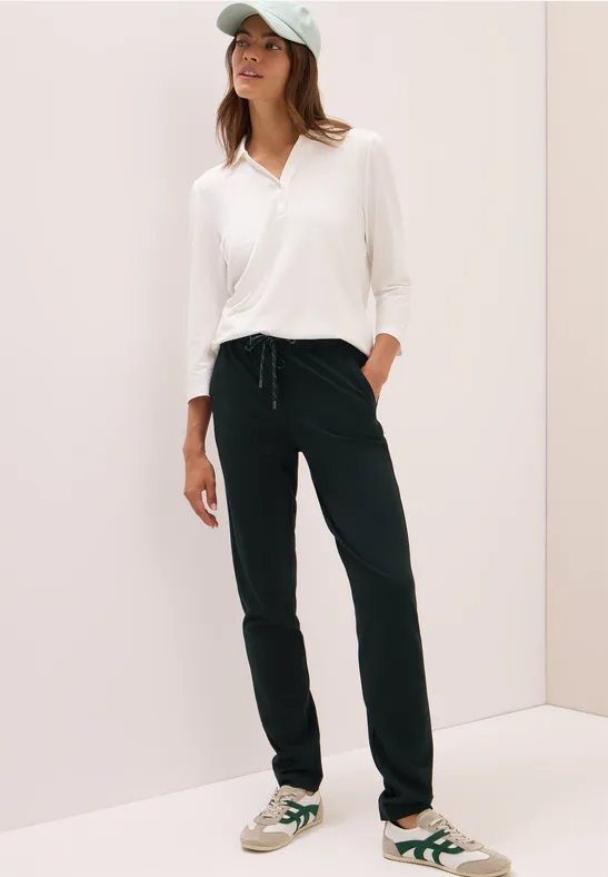 Casual broek ink green