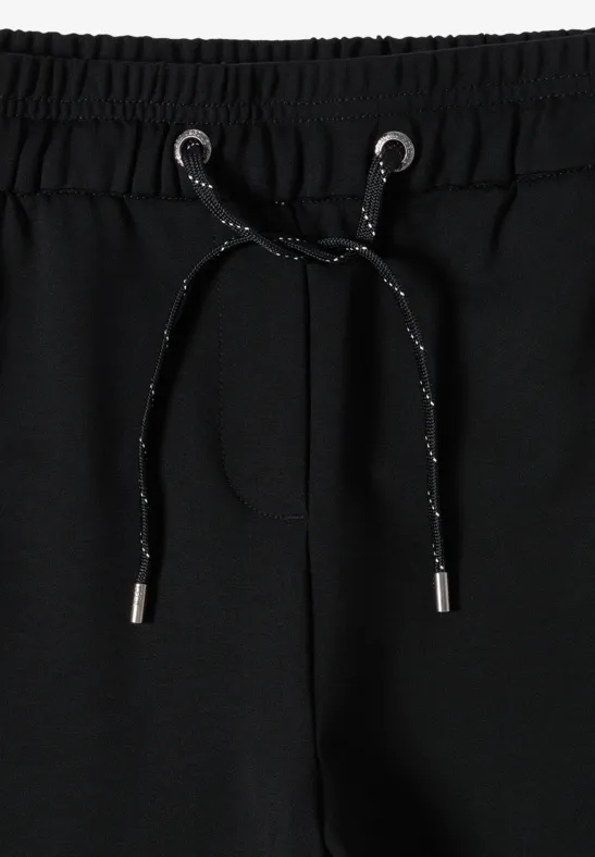 Spodnie z prostymi nogawkami Black