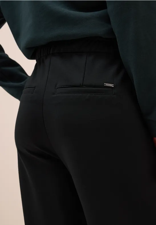 Spodnie z prostymi nogawkami Black