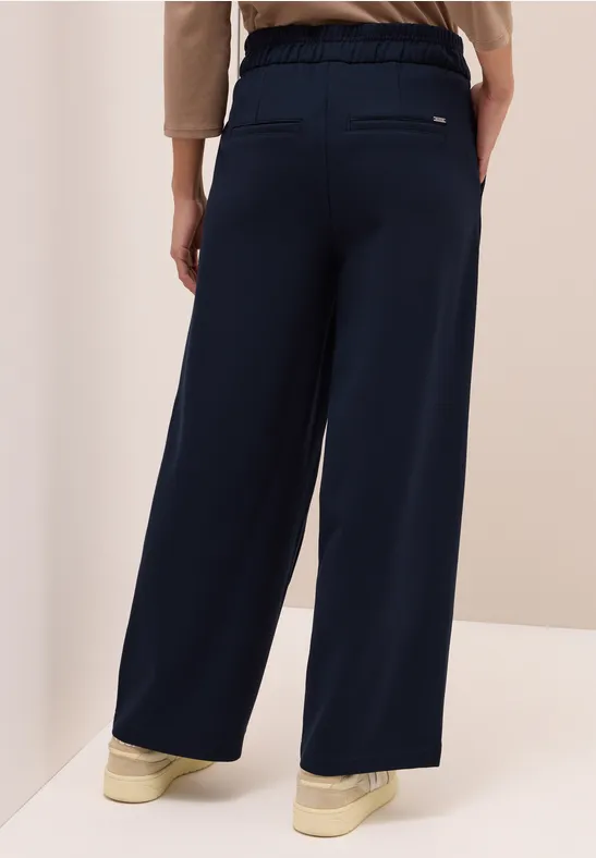 Spodnie z prostymi nogawkami urban dark blue