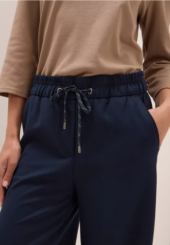 Spodnie z prostymi nogawkami urban dark blue