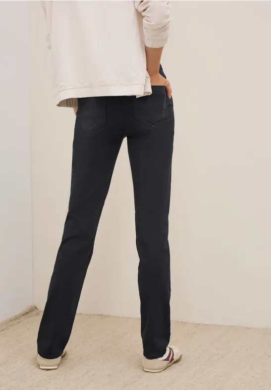 Straight Legs jeans dark grey washed