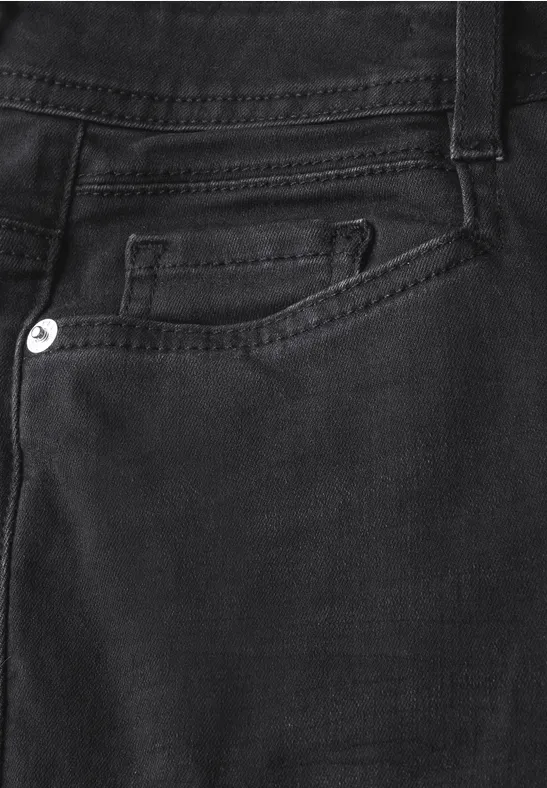 Straight Legs jeans dark grey washed