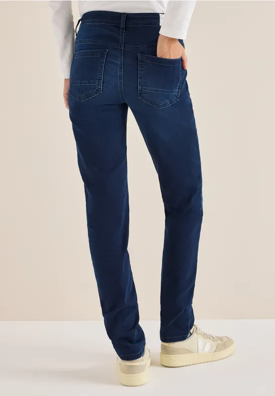 Jeans Slim Fit blue black random wash