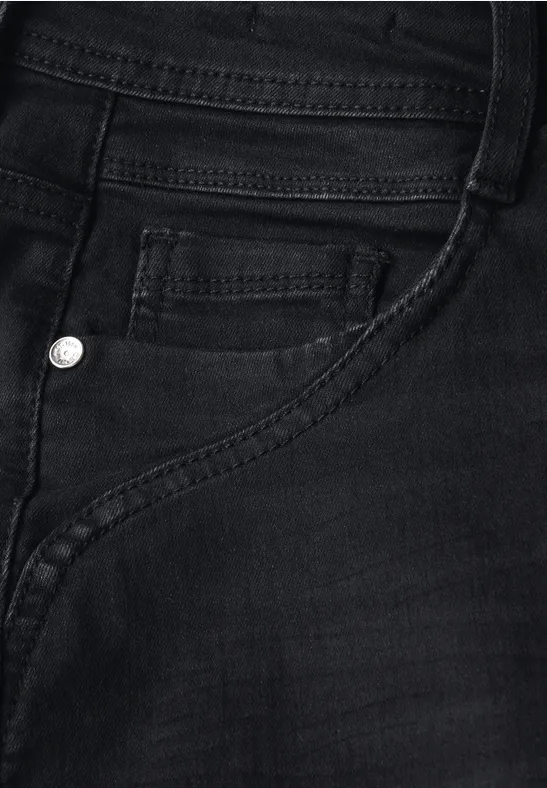 Casual jeans dark grey washed