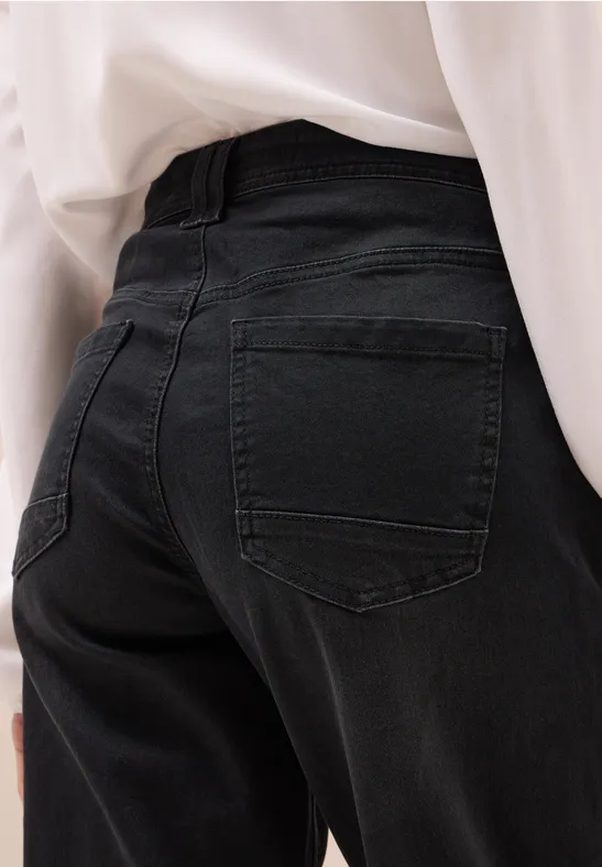 Wide Legs Jeans dark grey washed