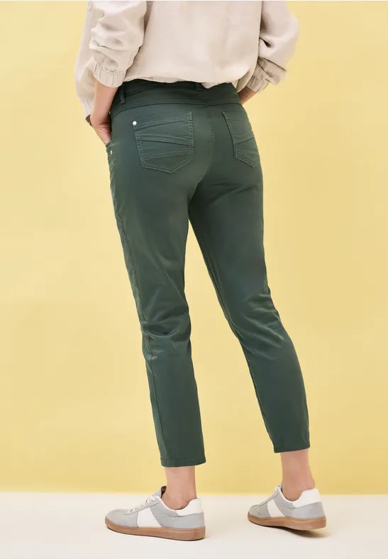 Pantalon 7/8 Straight Legs dark balmy khaki