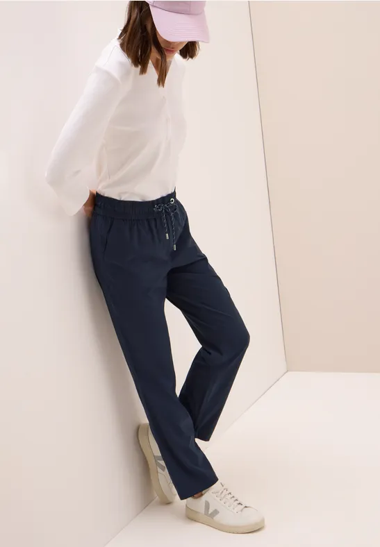 Hose im Casual Fit urban dark blue