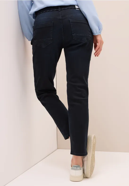 Casual Fit Jeans dark blue black washed