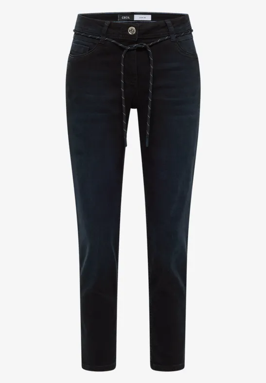 Casual Fit Jeans dark blue black washed