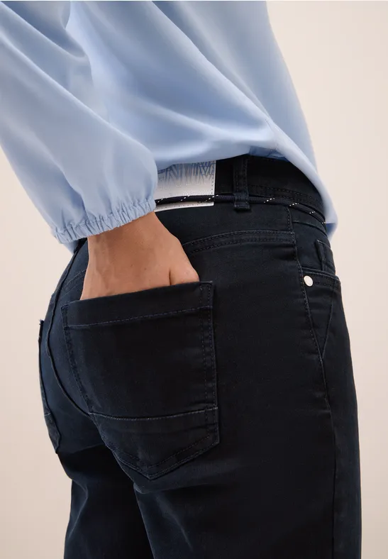 Casual Fit Jeans dark blue black washed