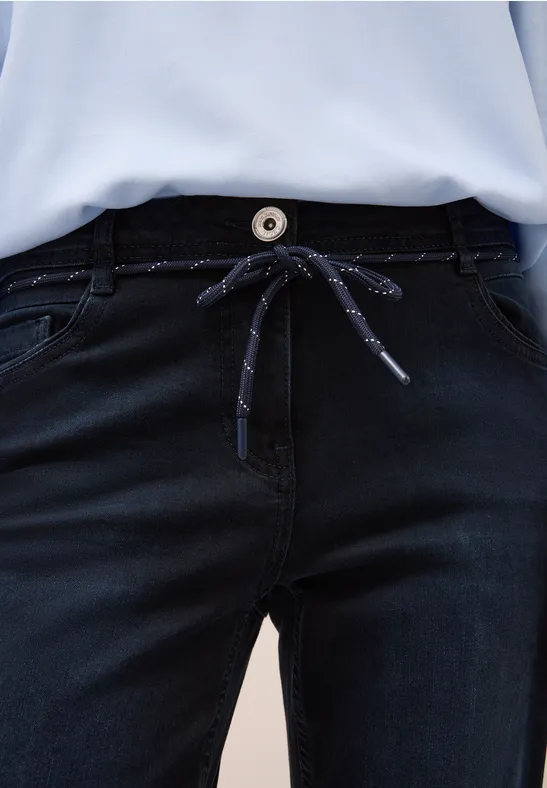 Casual Fit Jeans dark blue black washed