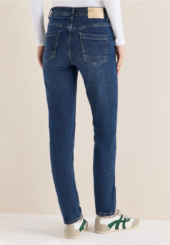 Jeans im Slim Fit mid blue wash