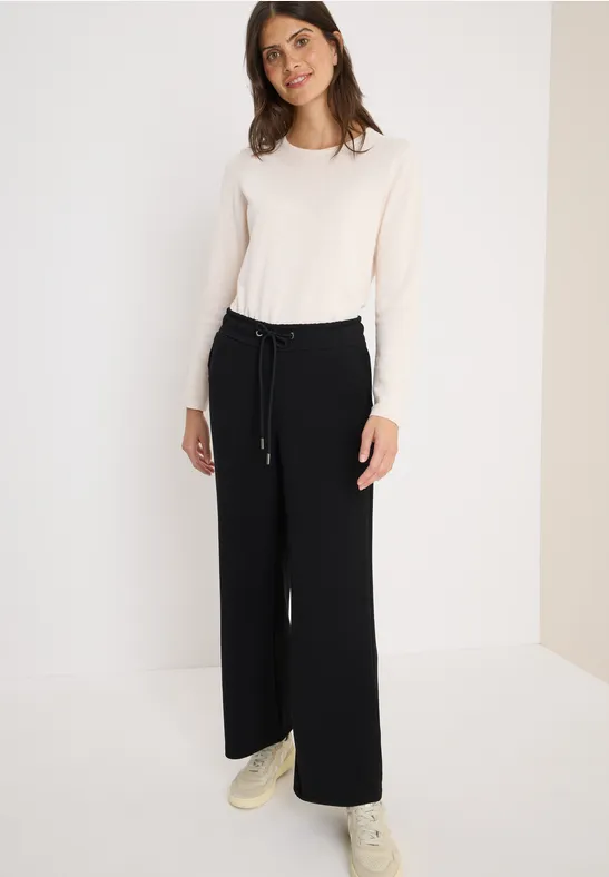 Wide Leg Hose Black