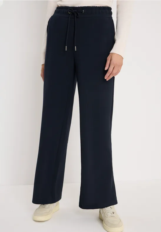 Wide Leg Hose urban dark blue