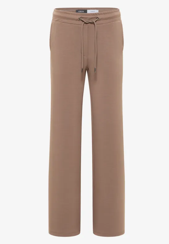 Wide Leg Hose natural taupe