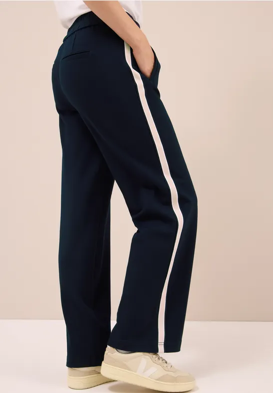 Hose mit Tape-Detail urban dark blue